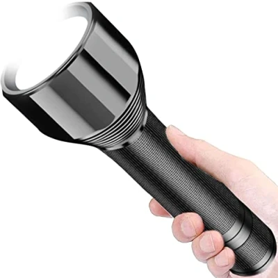 Image of REHKITTZ Torch Led Torches Super Bright 3000 Lumens Long Working Time Camping 5 Light Modes Flashlight Adjustable Focus Tactical