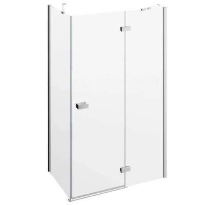Image of Iflo Kilfane 900mm 8mm Semi Frameless Hinge &amp; Inline Side Panel
