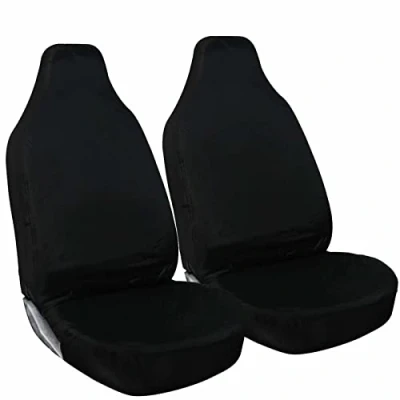 Image of rhinos autostyling For Citroen Nemo Heavy Duty Driver Passenger Black Pair Waterproof Car Van Front Seat Covers Protectors 2 x Fronts