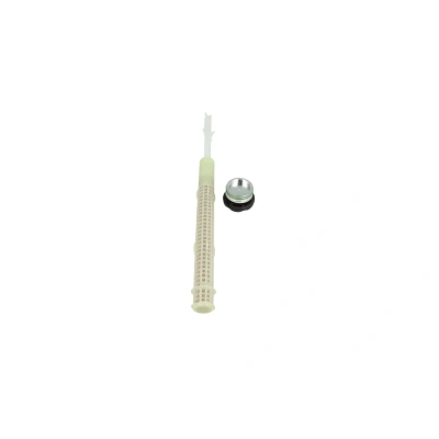 Image of 6R0898191, 8X0898191, 8X0898191A Receiver Drier NRF 33348 R1234yf, R134a Plastic with seal ring SEAT: Ibiza 4, VOLKSWAGEN: Polo V Hatchback