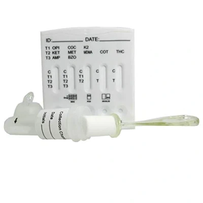 Image of 10 in 1 Drug Saliva Test Kits Cannabis, Cocaine, Ketamine, Amphetamine, Methamphetamine, Benzodiazepines, K2, Cotinine, Opiates &amp; MDMA