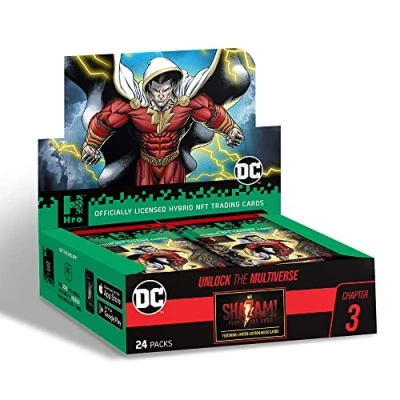 Image of DC Hro Chapter 3: 24 Pack Mega Booster Box, 168 Hybrid Digital Trading Cards