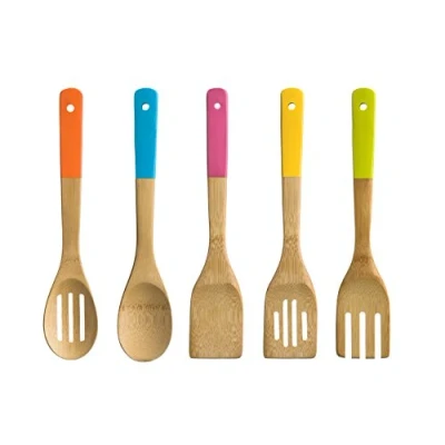 Image of Premier Housewares 805401 Kitchen Utensil Set, Multi Colour, Set of 5, 1.5 x 6 31 cm