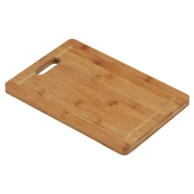 Image of Premier Housewares 1103933 Chopping Board with Handle, 30 x 20 cm Bamboo Natural
