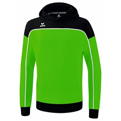Image of Erima Men&#039;s „CHANGE hooded sweatshirt, green/black/white, S