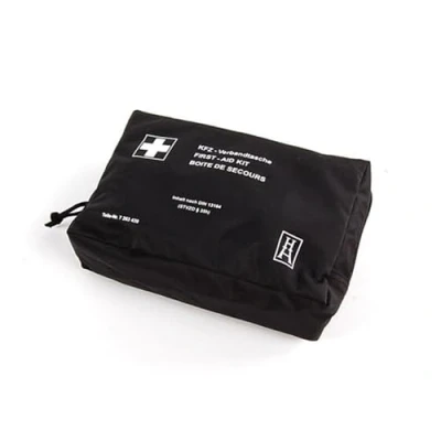 Image of BMW Genuine First Aid Kit Pouch Black DIN 13164 Fits E81 E82 E87 71107263439