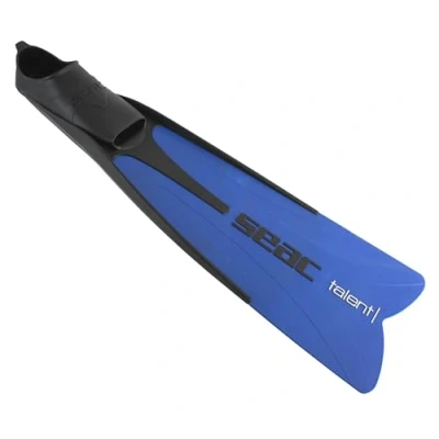Image of SEAC Talent, Semi Long Fins for spearfishing, free diving and diving, camo blue, 45/46