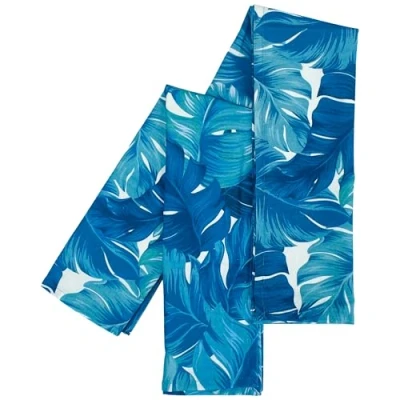 Image of Ragged Rose Blue Palms Tea Towels Pack 2