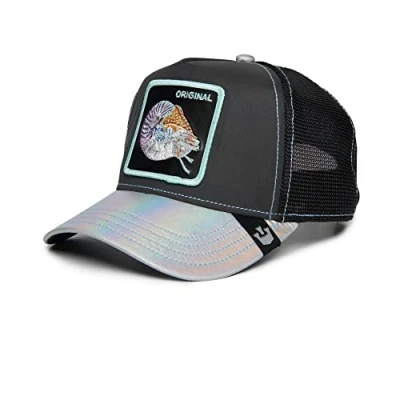 Image of Goorin Bros. Go Way Back Deep Sea Shrimp Black Adjustable Trucker Cap