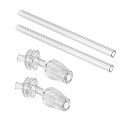 Image of Nuby Thirsty Kids Reflex Flip it 2 Pack Replacement Spout and Extension Straw Sets