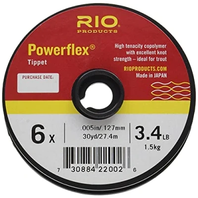 Image of Rio Brands Powerflex 6X Tippet Line, 30 yd/3.4 lb