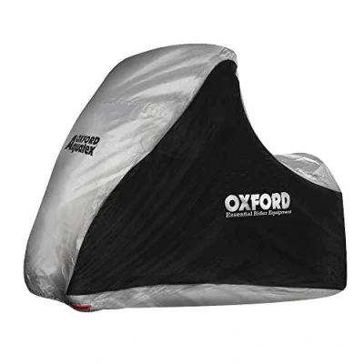 Image of OXFORD,One Size Aquatex MP3/3 Wheeler Motorcycle Cover Black/Silver (CV215)