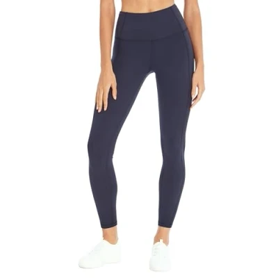 Image of Marika Women&#039;s Olivia High Rise Tummy Control Leggings, Midnight Blue, S UK