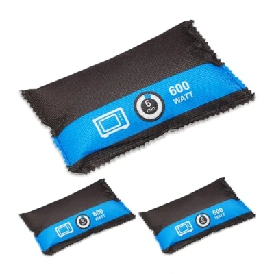 Image of Relaxdays Car Dehumidifier, Black/Blue, 3.5 x 18 10.5 cm
