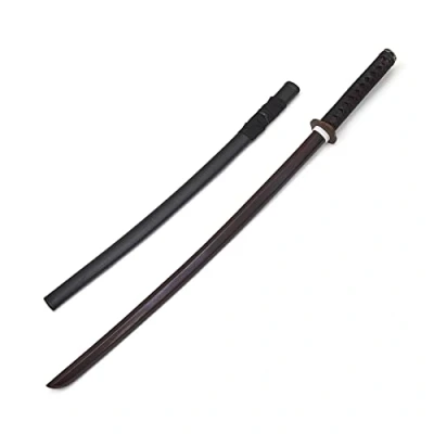 Image of Martial Arts Adults Cherry Oak Roped Wooden Bokken With Plastic Scabbard NEW