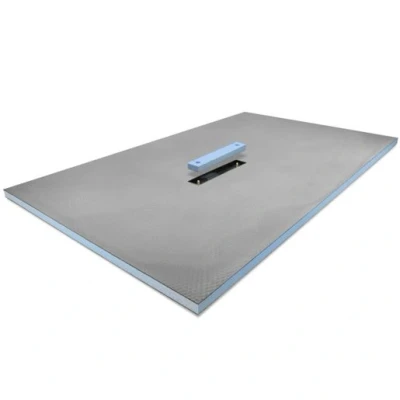 Image of ProWarm Linear Center Drain Wet Room Shower Tray 1600 x 900 30mm