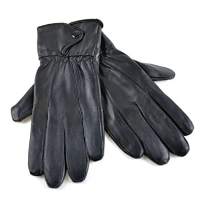 Image of Ladies Leather Gloves By Tom Franks GL231 Black S/M