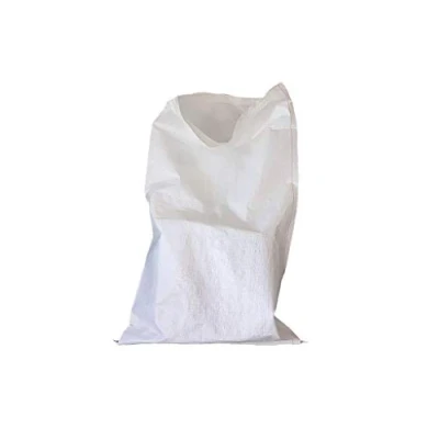 Image of (Pack of 10) 50 x 80 cm, PP polythene Woven Sacks white Polypropylene Bags 46 g plastic packing package waste Disposal (10)