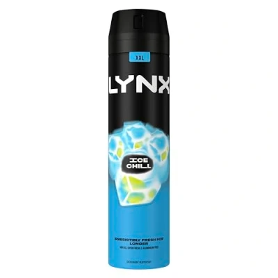 Image of Lynx XXL Ice Chill 48 hours of odour busting zinc tech Aerosol Bodyspray deodorant 250 ml