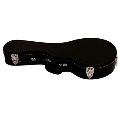 Image of TGI 1992 F Style Wooden Hard Case for Mandolin, Black
