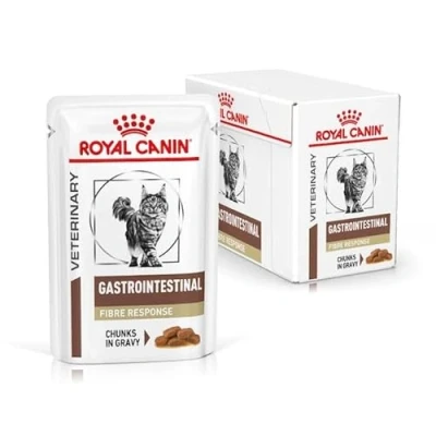 Image of Royal Canin Gastro Intestinal Fibre Response 12 x 85 g Complete Diet Food For Adult Cats with Chronic Constipation or Similar Gastrointestinal Problems