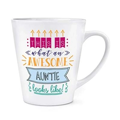 Image of This is What an Awesome Auntie Looks Like 12oz Latte Mug Cup