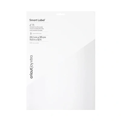 Image of Cricut Joy Xtra™ Smart Vinyl™ Writable Vinyl Removable (3 ct), White