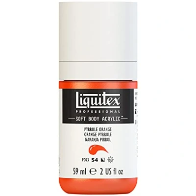 Image of Liquitex Acrylic Paint, Pyrrolorange, 59 ml (Pack of 1)