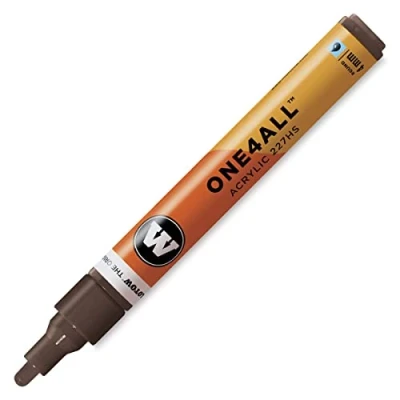 Image of MOLOTOW ONE4ALL Acrylic Paint Marker, 4mm, Hazelnut, 1 Each (227.210)