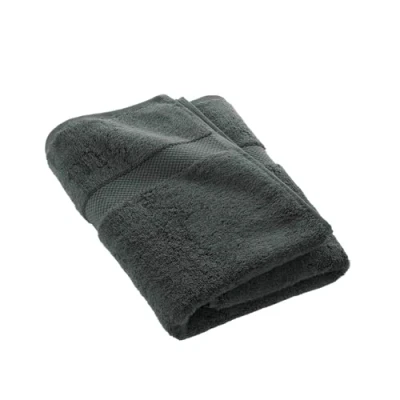 Image of Douceur d&#039;Intérieur, Elegance Shower Towel (70 x 130 cm) Anthracite 100% Cotton Plain