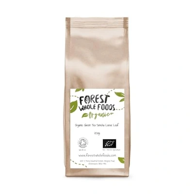Image of Organic Green Tea Sencha Loose Leaf Forest Whole Foods (250g)