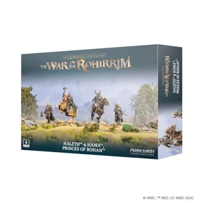Image of Games Workshop Middle Earth Strategy Battle Games: Haleth &amp; Hama Princes of Rohan