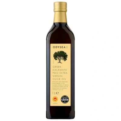 Image of Odysea PDO Kalamata Extra Virgin Olive Oil, Glass Bottle (1 Litre)