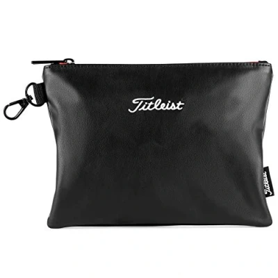 Image of Titleist Classic Zippered Pouch, Black, One Size
