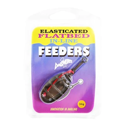 Image of Dinsmores Elasticated Flatbed Feeders Brown, 34 g/1.3/16 oz