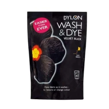 Image of DYLON Wash &amp; Dye Velvet Black (3 PACK)