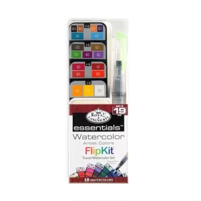 Image of Royal &amp; Langnickel FLIPKIT Travel Watercolour Set