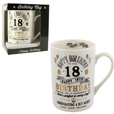 Image of Vintage Signography Range Birthday Mug 18th