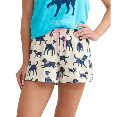 Image of Hatley Women&#039;s Pajama Boxer Shorts Bottom, Bandana Labs, M