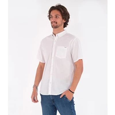 Image of Hurley O&amp;O Space Dye Ss White