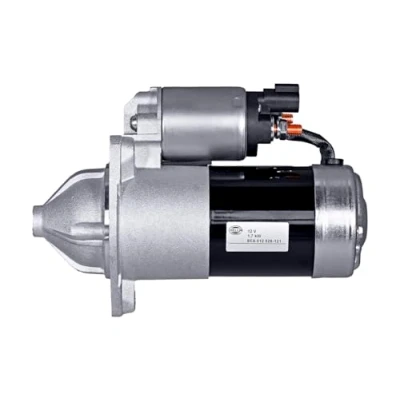 Image of 361002A300 Starter motor HELLA 8EA 012 526 121 12V 1,7kW 8 77mm KIA: cee‘d II Hatchback, RIO 2, Soul I, HYUNDAI: i10 Matrix, i30 I Hatchback