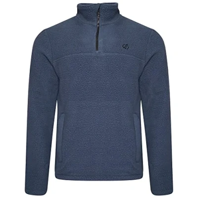 Image of Dare2b On Watch Mens Borg fleece high neck &amp; 1/4 zip 2 pocket for trekking, hiking and walking jacket