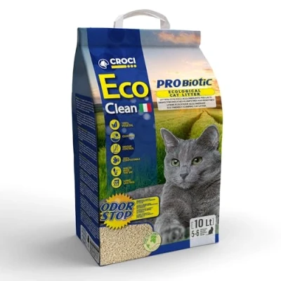 Image of Croci Cat Litter Eco Clean Probiotic, 3.8 kg