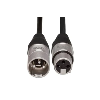 Image of HOSA HXX 020 REAN XLR3F to XLR3M Pro Balanced Interconnect Cable, 20 feet