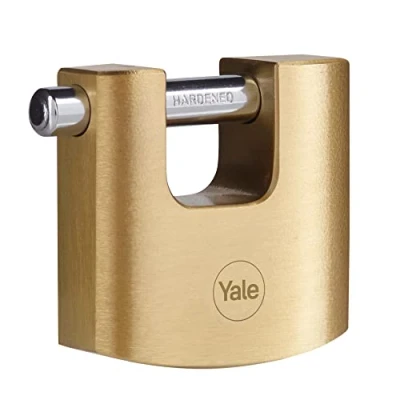 Image of Yale Y114B/50/111/1 Serie Y114B Padlock, Brass Shutter, 50mm
