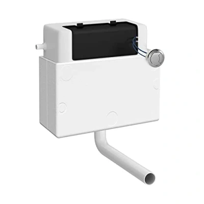 Image of nuie XTY011S Ceramics Accessories Pneumatic Water Saving Dual Flush Universal Access Concealed Cistern, 296mm, Chrome