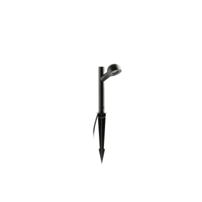 Image of Brot 20cm Outdoor Spike Black 2700K IP65