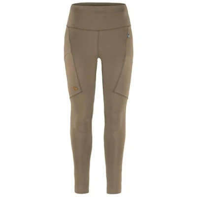 Image of Fjallraven 84773 244 Abisko Tights W Pants Women&#039;s Suede Brown Size L