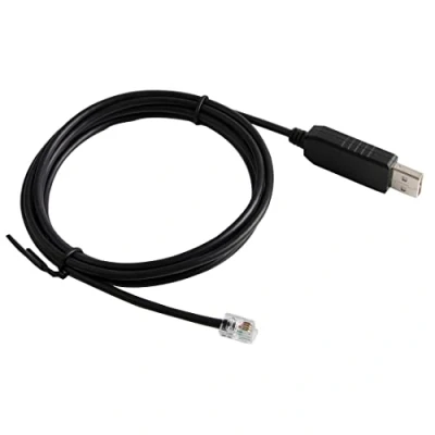 Image of Usangreen USB to RJ9 RJ10 4P4C FT231XS RS232 Interface Handbox Control Cable for Meade 505 ETX 90 105 125 LXD75 LX80 LX90 497 AutoStar Audiostar (Length:3.2FT)