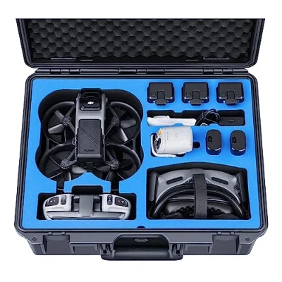 Image of Lykus Titan AT110 Waterproof Hard Case for DJI Avata, Goggles 2/Integra, RC Motion 2, and FPV Remote Controller, Support up to 9 Avata Batteries [CASE ONLY]